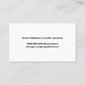 清掃室 名刺 (裏面)