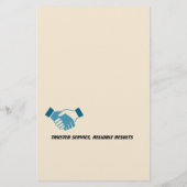 清掃数々のサービス チラシ (裏面)