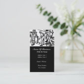 清掃業の名刺 名刺 (スタンド正面)