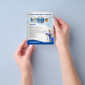 清掃業者 チラシ (手)