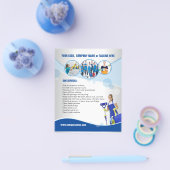 清掃業者 チラシ (シングル)