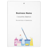 清掃業 クリップボード (裏面)