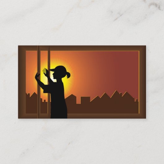 清掃業 名刺 (正面)