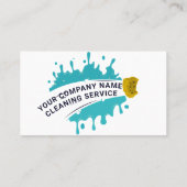 清掃水道水スプラッシュと写真事業 名刺 (裏面)