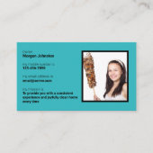 清掃水道水スプラッシュと写真事業 名刺 (正面)