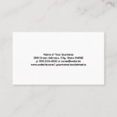 清掃用キッチンカウンター | メイドサービス 名刺 (裏面)