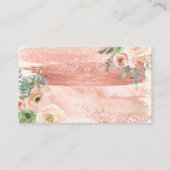 清掃用スプレーボトルフラワーグラマー 名刺 (裏面)