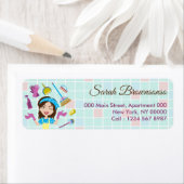 清掃用バスルータイル清掃清掃作業 ラベル (インサイチュ)