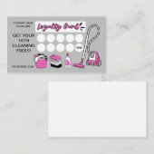 清掃用ロイヤリティカード コーリングカード (正面/裏面)