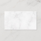 清掃用品を備えた作業者の清掃 名刺 (裏面)