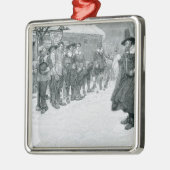 清教徒の知事 メタルオーナメント (左)