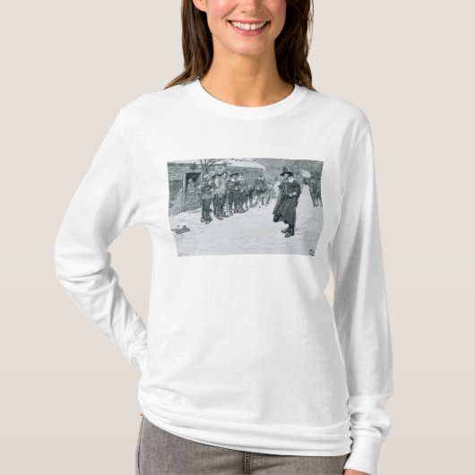 清教徒の知事 Tシャツ (正面)