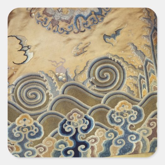 清朝の詳細 スクエアシール (正面)