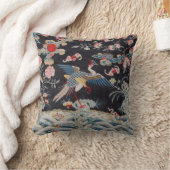 清朝黄金キジの装飾の枕 クッション (ブランケット)