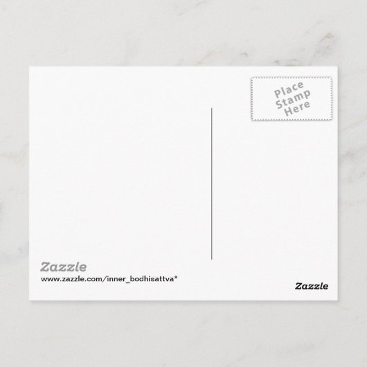 清水寺の満月 ポストカード (裏面)