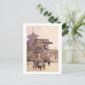 清水寺への入口, 京都 ポストカード (スタンド正面)