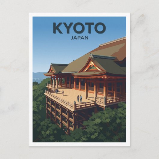 清水寺 京都 日本 ギフト ポストカード (正面)