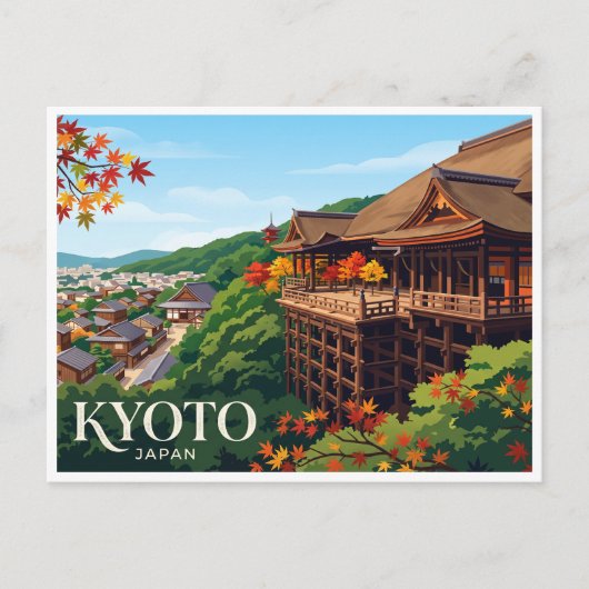 清水寺 京都 日本 ポストカード (正面)