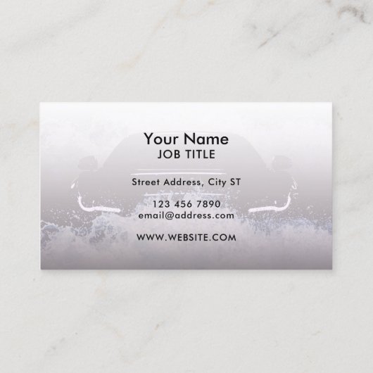 清浄度の車速メーター 名刺 (裏面)