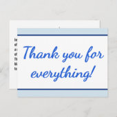 清浄「ありがとう!」 ポストカード (正面/裏面)