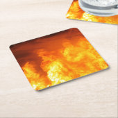 清涼飲料水コースター スクエアペーパーコースター (アングル)