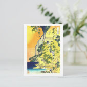 清滝観音滝北斎ファインアート ポストカード (スタンド正面)