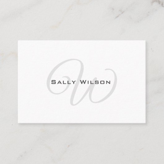 清潔で個人エレガントの買い物デザイン 名刺 (正面)