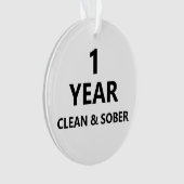 清潔で地味なカスタム回復クリスマス オーナメント (正面)