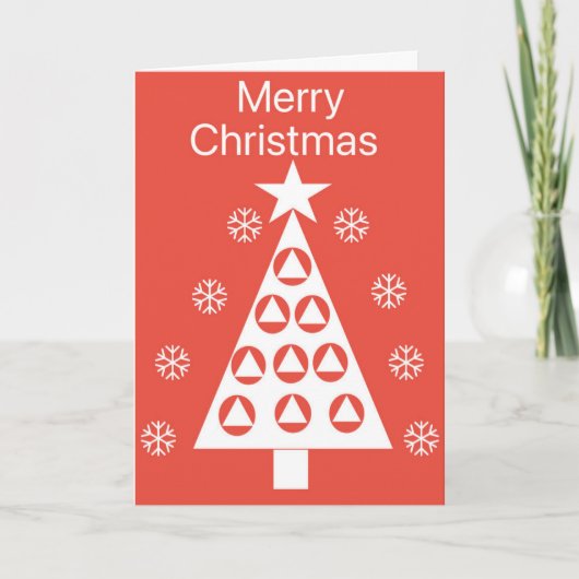 清潔で地味なクリスマスカード シーズンカード (正面)