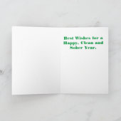 清潔で地味なクリスマスカード シーズンカード (内部)