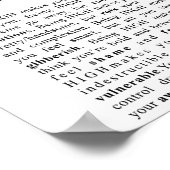 清潔で地味なポスター ポスター (角)