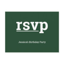 清潔で立派な「出欠」ポストカード