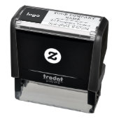 清潔なカスタムロゴ | 現代のビジネス返送先住所 セルフインキングスタンプ (商品)