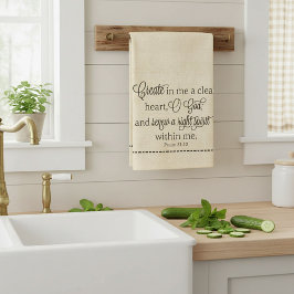 清潔なハートの布を作成 キッチンタオル