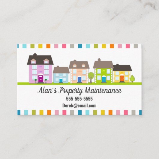 清潔な保守用ハンディーマンが夫を雇う 名刺 (正面)