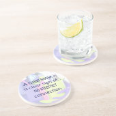 清潔な家は澄んインターネットの兆候だ コースター (側面)