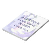 清潔な家は澄んインターネットの兆候だ ノートパッド (回転)