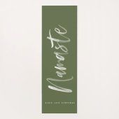 清潔な手の心澄んの引用文 ヨガマット (裏面)