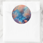 清潔な海。 ラウンドシール (バッグ)