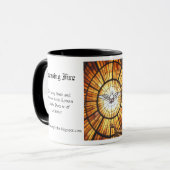 清潔になる火のマグ マグカップ (正面左)