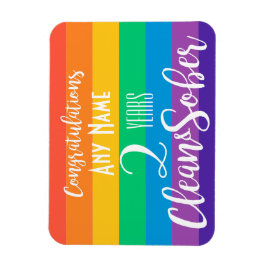 清潔パーソナライズされたで地味なカードレインボーlgbt マグネット