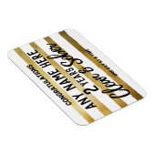 清潔パーソナライズされたで地味な記念日 マグネット (右側)