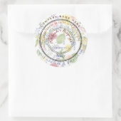 清潔感は信心深いものに次ぐ ラウンドシール (バッグ)