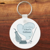 清潔感は信心深さに次ぐ キーホルダー (正面)