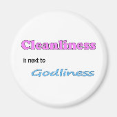清潔感は信心深さの隣にある マグネット (正面)