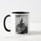 渇きによって進めなくなり、苦しむ船員 マグカップ (左)