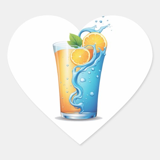 渇きを癒し、最も熱い原水を燃やす ハートシール (正面)