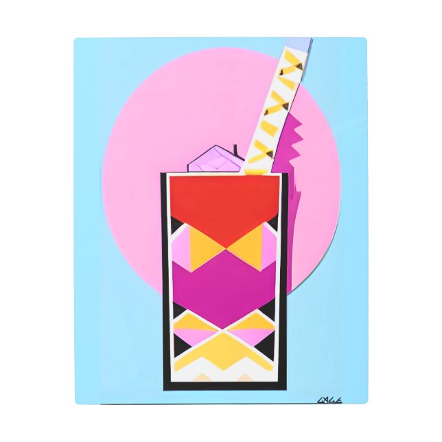 渇き メタルプリント (正面)