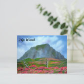 済州島コリア(제주도)英語文字 ポストカード (スタンド正面)