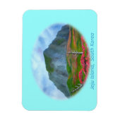 済州島韓国(제도) マグネット (縦)